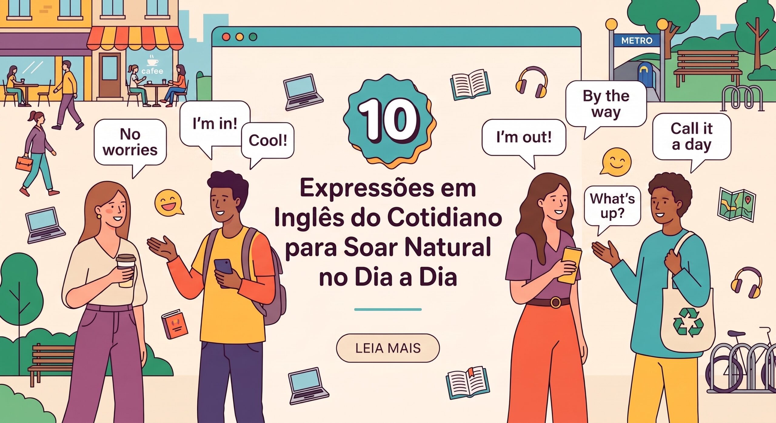 Título: 10 Expressões em Inglês do Cotidiano para Soar Natural no Dia a Dia